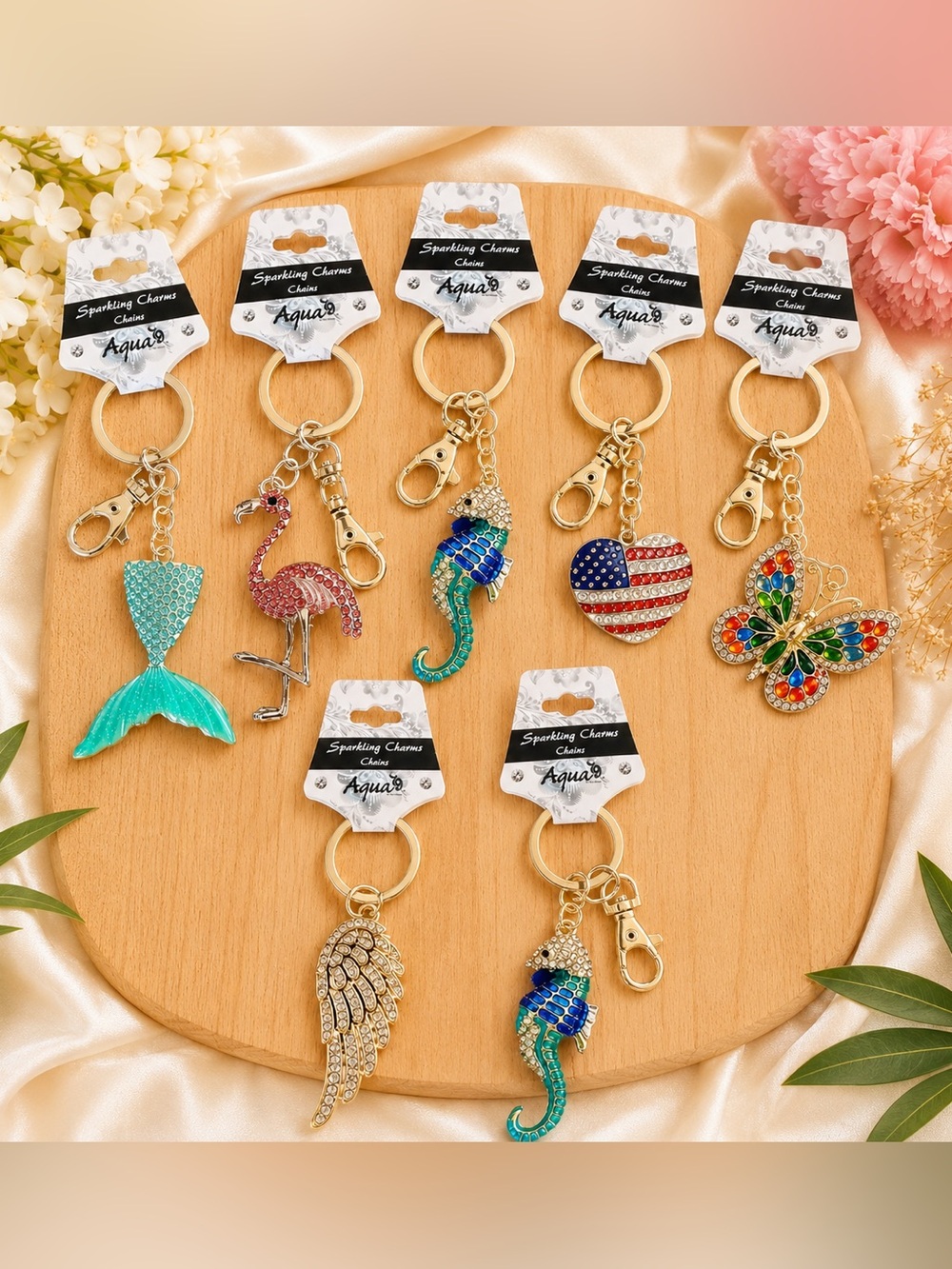 Sparkling Charm Assorted Keychain/Bag Charms. Sold Separately. - Picture 2 of 11